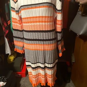 Multi-colored Sweater Dress…